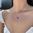 thumbnail image 2 of mtvxesu Necklaces Pendants Sweet Necklace Acrylic Color Clavicle Chain Necklace, 2 of 4