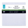 thumbnail image 3 of Mainstays 4-Piece 300 Thread Count Grey Stripe- CVC Cotton Blend Bed Sheet Set, Twin (Adult), 3 of 5
