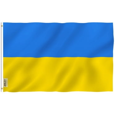 ANLEY Fly Breeze 3x5 Foot Ukraine Flag - Ukrainian National Flags Polyester