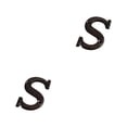 thumbnail image 1 of Transemion Durable And Rustproof Metal House Number Plaque For Stylish Door Decoration B17--S 2Set, 1 of 6