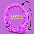 thumbnail image 2 of DAMAIE Smart Hula Hoop with Auto-Spinning Hoop,360 Degrees Massage No Fall with Soft Gravity Ball for Adults Thin Waist for Home Workout,Weight Loss,Keep Fit, 2 of 8