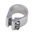 thumbnail image 1 of Bicycle Components Seatpost Clamp Double Layer Double Bolt Replacement Accessories Seatpost 31 8mm For Bike Scooter silver, 1 of 9