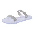 thumbnail image 1 of RKSTN Chaussons pour Femmes Sandales en Strass Chaussons de Plage Chaussures en Gelée, Chaussons pour Femmes Intérieur Extérieur, 1 of 7