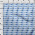 thumbnail image 3 of oneOone Polyester Spandex Light Blue Fabric Geometric Sewing Craft Projects Fabric Prints By Yard 56 Inch Wide, 3 of 5