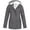 Grey, variant on aohooy Womens Fleece Lined Rain Jackets Waterproof with Hood Raincoat Zip Up Rain Jacket Winter Rain Coat Outdoor Windbreaker Pink,M