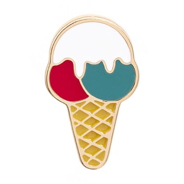 Riforla Brooch Cute Enamel Pins Backpack Bag Pins Enamel Pin Set Ice Pin Cake Pen Strawberry Pin Lollipop Pin Jacket Hat Children's Fashion Accessories Pink