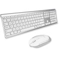 thumbnail image 1 of Macally Premium Bluetooth Keyboard and Mouse for Mac | Compatible Apple Wireless Keyboard and Mouse Combo (110 Keys Multi-Device Rechargeable) Keyboard Mouse for MacBook Pro/Air and iMac, 1 of 7
