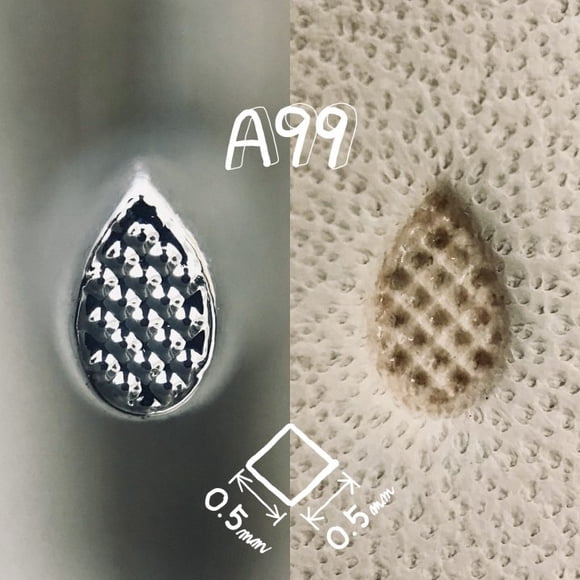 A99 Background Leather Stamp OKA Japan