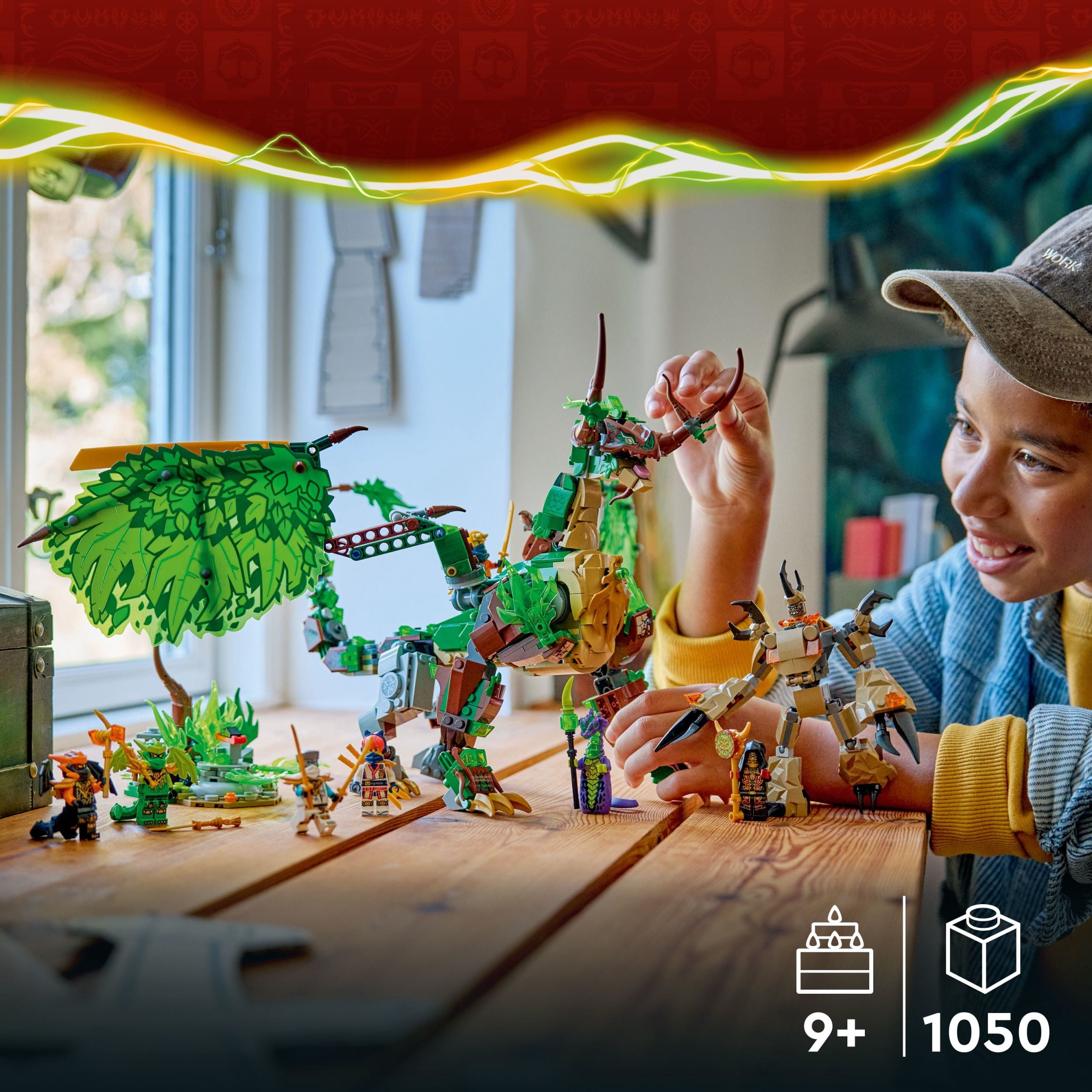 LEGO NINJAGO Le Dragon de la Vie, Jouet Dragon 71859