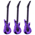 thumbnail image 1 of Purple Simulation Inflatable Guitar Blow Up Toy For Children Party Fancy Dress Stage Props Musical 3Pcs Purple, 1 of 2