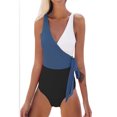 thumbnail image 1 of Womens Summer Beach Printed Zip Front One Piece Swimsuit Swimwear, 1 of 5