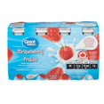 thumbnail image 1 of Great Value Strawberry Drinkable Yogurt, 8x93ml, 1 of 4