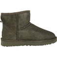 thumbnail image 2 of Ugg Women's Classic Mini II Leather Grey Ankle-High Suede Boot - 8M, 2 of 3