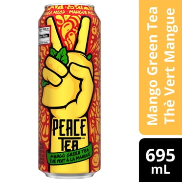 Peace Tea Mango Mood Iced Tea Can, 695 mL