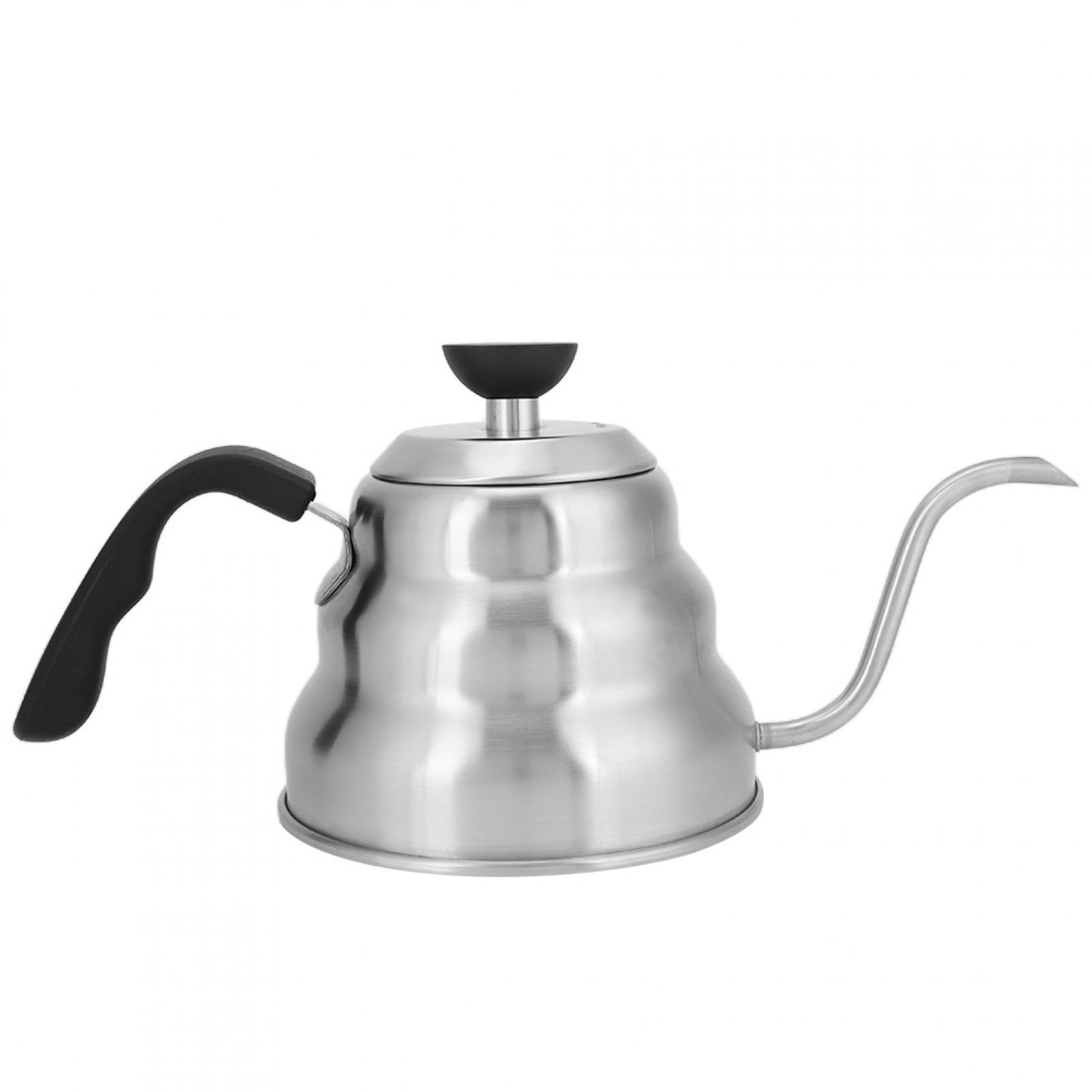 Gooseneck Pot,Stainless Steel Household Coffee Stainless Steel Coffee Kettle Gooseneck Kettle Streamlined Design
