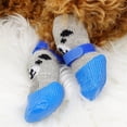 thumbnail image 3 of Dog Boots for Small Dogs | Paw Protector Shoes with Anti-Slip Soles | Waterproof Rubber Dog Socks for Rain, Snow & Mud | Set of 4 Pet Booties for Indoor & Outdoor Use, 3 of 3