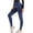 Blue, variant on cfhntfmh High Waisted Workout Leggings for Women Butt Lifting Soft Yoga Pants Seamless Running Gym Leggings