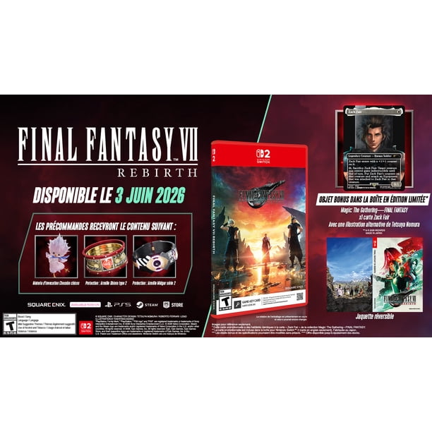 FINAL FANTASY VII REBIRTH – Nintendo Switch 2 (+ Exclusive Magic
