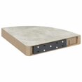thumbnail image 4 of vidaXL Wall Corner Shelf Concrete Grey 25x25x3.8 cm MDF, 4 of 4