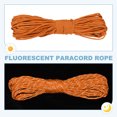 thumbnail image 4 of Uxcell Reflective Paracord Rope, Fluorescent Paracord Rope Guyline Camping Parachute Cord for Camping Hiking Fishing Orange 98 ft, 4 of 7