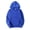 Blue, variant on Jowowha Men's Long Sleeve Hooded Sweatshirt Casual Autumn Solid Color Pullover Base Layer Purple 3XL