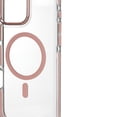 thumbnail image 5 of onn MagSafe Compatible Soft Shell Bumper Phone Case for iPhone 16 Pro Max, Clear & Pink, 5 of 5