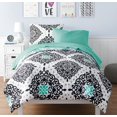 thumbnail image 1 of Mainstays Kids Diamond Medallion Bed in a Bag Bedding Set, 1 of 1