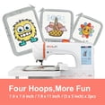 thumbnail image 2 of Poolin EOC06 Embroidery Machine 7.9x11 inch Large Area, 7 inch Color Touch Screen, Comes with Necessary Embroidery Accessories Starter Kit, 2 of 6