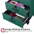 thumbnail image 4 of Byootique Rolling Makeup Train Case Cosmetic Organizer Trolley 2 Drawer Lockable, 4 of 10