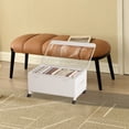 thumbnail image 5 of TopLLC Under Bed Storage With Wheels Larger Under Bed Storage Containers With Clear Lids Under Bed Shoe Organizer Rolling Under Bed Storage Drawers For Shoes Clothes Underbed Storage Basket, 5 of 5