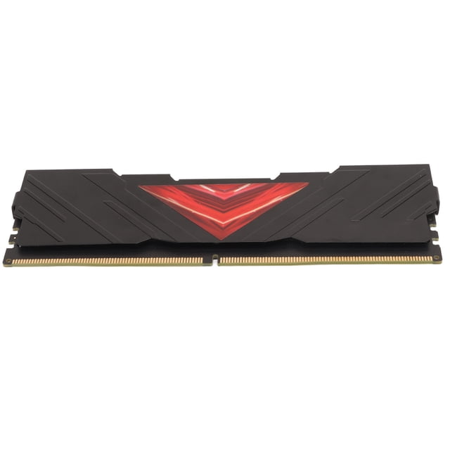 Staiysm 16 Go de RAM DDR5 avec Fréquence de 4800 MHz, Doté d'Un Boîtier en Métal Noir avec un design Géométrique Rouge pour une dissipation Efficace de la Chaleur. Conçu pour Ordinateurs Portables et de Bureau, Prend en Charge Intel XMP 3.0 et EXPO, Offrant des Performances Stables et un Temps de Réponse Rapide. Compact et Facile à Installer, Ce module de RAM Assure la Compatibilité avec les Principales Plateformes et des Performances Optimisées pour les Cartes Mères Intel DDR5.
