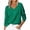 Green, variant on HAiming Women's Long Sleeve Shirt V Neck Knit Tops Casual Soft Classic Pullover Sweater Spring Clothes Blue L