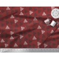 thumbnail image 3 of Soimoi Polyester Crepe Fabric Triangle Block Print Sewing Fabric Yard 42 Inch Wide, 3 of 3