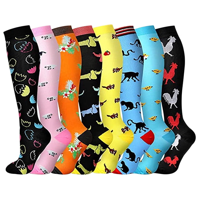 matoen Loisirs Sports Compression Hommes et Femmes Extérieur Long Tube Compression Sports Course Entraînement Physique 8 Pcs
