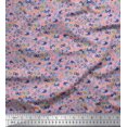 thumbnail image 1 of Soimoi Polyester Crepe Fabric Flower Watercolor Printed Fabric 1 Yard 52 Inch Wide, 1 of 3