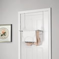thumbnail image 3 of Mainstays Over-the-Door Clothes Drying Rack, Foldable Laundry Rack with 5 Rust-Resistant Metal Rods,White Powder Coating, 3 of 8