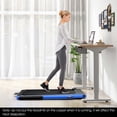 thumbnail image 2 of SuperFit 2.25HP 2 in 1 Folding Treadmill Jogging Machine W/APP Control Blue, 2 of 10