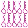 thumbnail image 2 of Peahefy RC Car R Clips,RC Body Clips,10Pcs RC Car Shell Clip R‑Shape Metal Body Clips Pins for 1/5 1/6 1/8 1/10 RC Car, 2 of 8