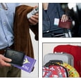 thumbnail image 3 of Passport Wallet Passport Holder Cover Case Leather Travel Wallet Rfid Blocking for Men Women，Black, 3 of 4