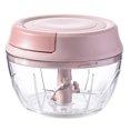 thumbnail image 1 of Manual Garlic Chopper Mini Stainless Steel Portable Onion Crusher Food Chopper, 1 of 10