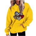 thumbnail image 1 of Birdeem Mode Décontractée pour Femmes Impression de la Saint-Valentin Hauts à Manches Longues Sweat à Capuche, 1 of 1