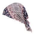 thumbnail image 2 of Turban Chimiothérapie Cancer Musulman Floral Extensible Foulard de Tête Tête de Mort Couvre-Chef Taille Unique, 2 of 7