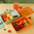 thumbnail image 4 of Summer Savings Kcavykas Bento Box Adult Lunch Box Compartment Meal Prep Container for Kids Stackable Snack Containers for School and Travel Lunch Microwave Safe, 4 of 6