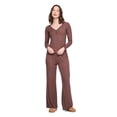 thumbnail image 1 of George Women's Two Piece Ribbed Pajama Set, 1 of 6
