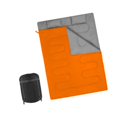 thumbnail image 3 of jinwen Sac de Couchage Double pour 2 Personnes Sac de Couchage de Camping pour la Randonnée Activités de Plein Air Orange, 3 of 9