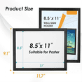 thumbnail image 4 of Sign Holder 8.5 x 11 Wall Mount, Magnetic Clear Plastic Sign Holders, Display in Portrait or Landscape Format, 4 of 7
