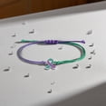 thumbnail image 4 of Advocate The Bracelet For Womens Health Ribbon Bracelet Breast Illness Awareness Day Pull-Out Hand Chain Holiday Gift, 4 of 6