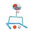 thumbnail image 4 of lionlar Soccer Net & Basketball Hoops Pool Float Set Kids Water Play for Family Kids, 4 of 9