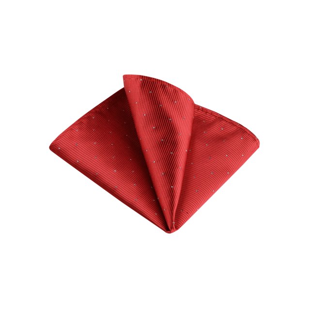 INSPIRE CHIC Men's Pocket Square Classic Self-folded Polka Dots Handkerchiefs For Wedding