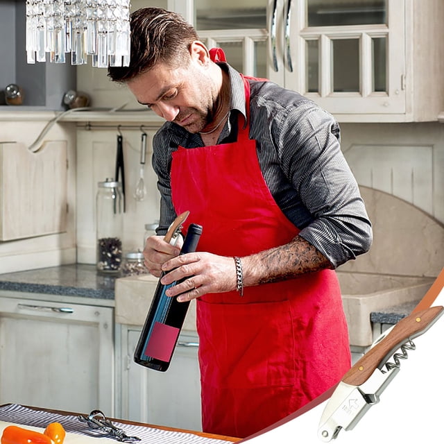 Yhmxh Kitchen Gadgets Kitchen Utensils Home and Kitchen Log Handle Bottle Opener Multifunctional Portable Knife Bottle Opener Wine Wine Bottle Opener bottle opener